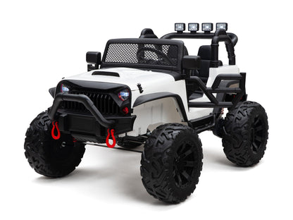 BOOM BOOM The BUFFALO Children's Off-Road Kids Car 24V 4X4 Ride-On Toy with 2 Seats Magic Cars Parental Remote Control - Perfect Present for Little Boys and Girls