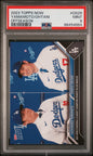 Graded 2023 Topps Now Yoshinobu Yamamoto/Shohei Ohtani #OS26 Offseason Rookie RC Baseball Card PSA 9 Mint