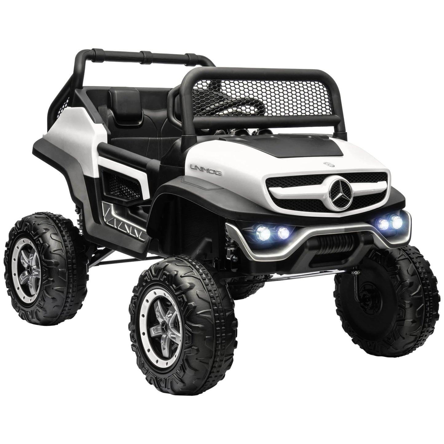 Mercedes-Benz Unimog 12V Kids Ride on Truck with Remote Control - Officially Licensed