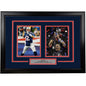 Framed Tom Brady New England Patriots 17x23 Dual Football Photo
