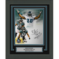 Framed Autographed/Signed Brian Dawkins 2x Inscribed HOF 18 Weapon X Philadelphia Eagles 16x20 Football Photo JSA COA