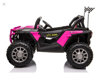 2-Seater 24V Electric Ride-On ATV Buggy with Magic Cars Remote Control for Kids