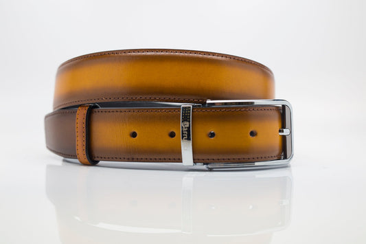 Carrucci Monkstrap Calfskin Shoes - Cognac