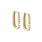 Color Zircon Earrings For Women 925 Sterling Silver Earrings Hoops Pendientes Plata Piercing Gold Jewelry