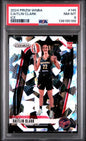 Graded 2024 Panini Prizm Caitlin Clark #145 Ice Rookie RC Basketball Card PSA 8 NM-MT