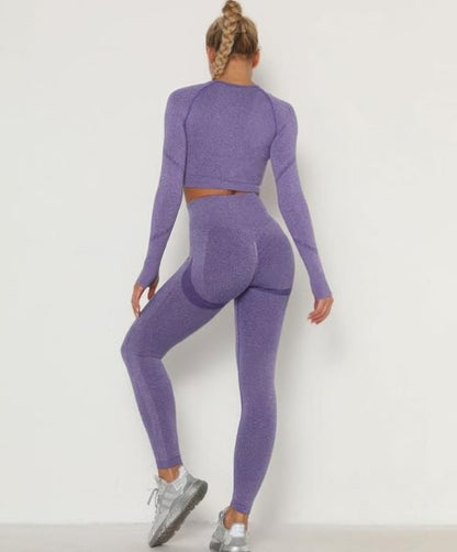 Seamless Top Leggings Set
