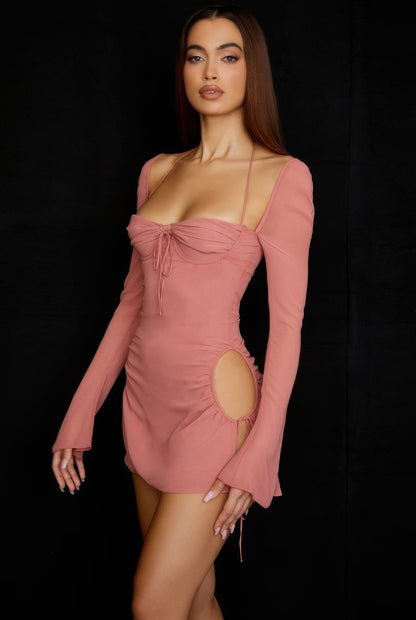 Peek Hole Mini Dress