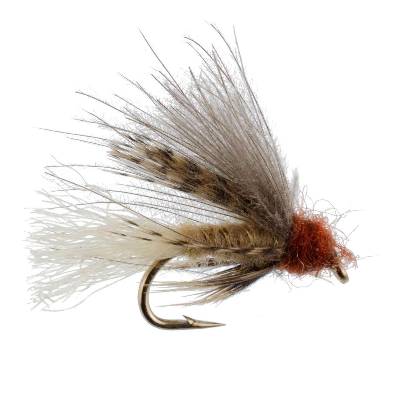 Tan CDC Caddis Emerger 12 Flies Hook Size 12