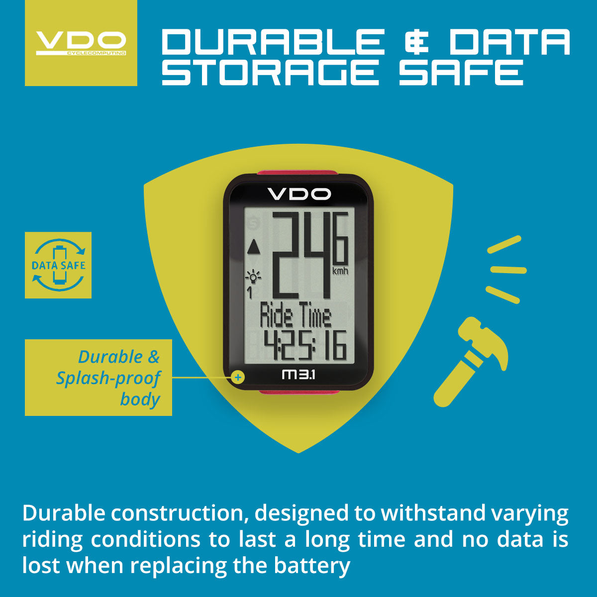 VDO Bicycle Computer M3.1 (Wireless)