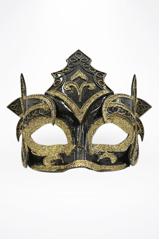 Deluxe Metallic Mardi Gras Mask