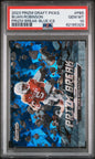 Graded 2023 Panini Prizm Draft Picks Bijan Robinson #PB5 Prizm Break Blue Ice #/99 Rookie RC Football Card PSA 10 Gem Mint