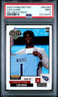 Graded 2025 Panini Instant Cam Ward #NFLDN1 NFL Draft Night Rookie RC Football Card PSA 9 Mint