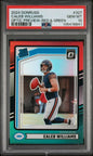 Graded 2024 Panini Donruss Caleb Williams #327 Optic Preview Red & Green Rookie RC Football Card PSA 10 Gem Mint