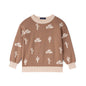 Cactus Knit Long Sleeve Crewneck Sweater