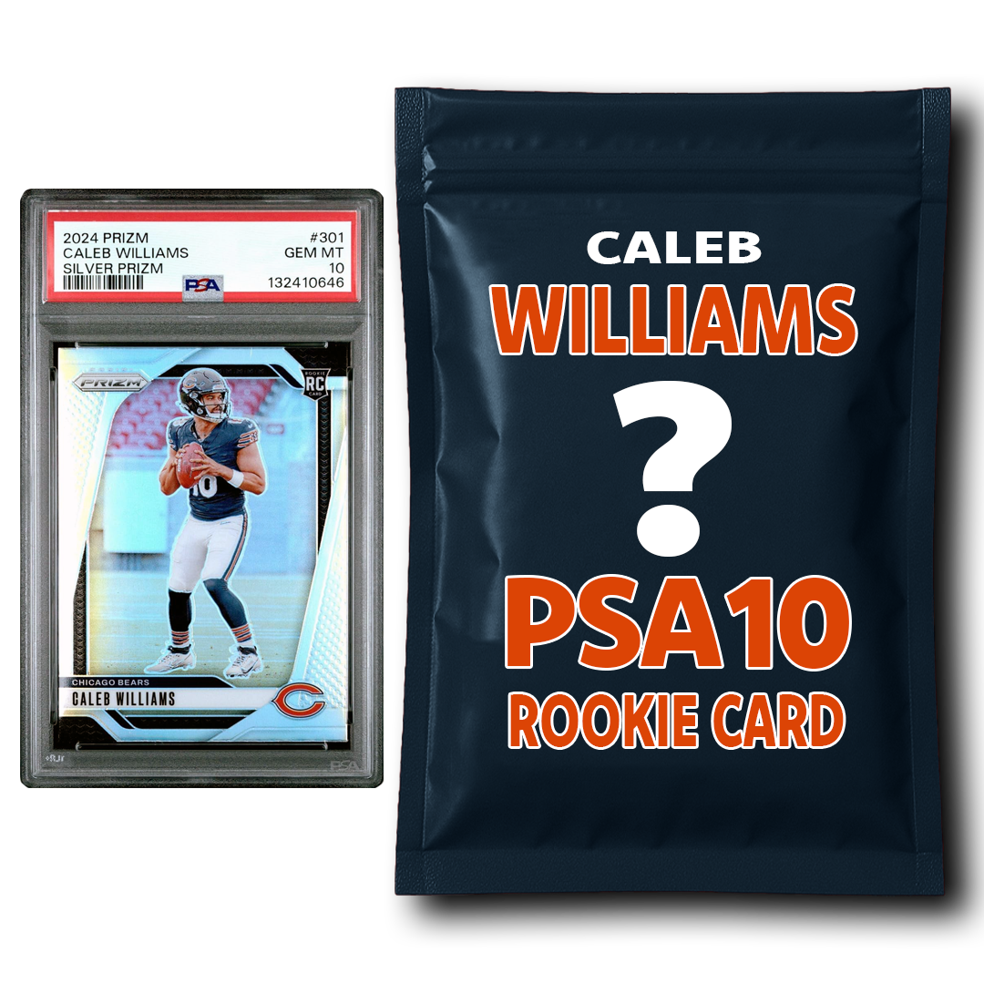 Caleb Williams PSA 10 Graded Football Rookie Card Mystery Pack