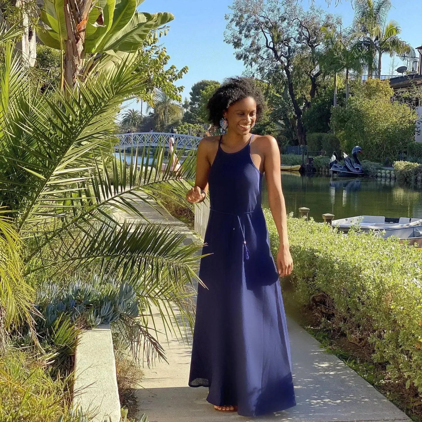Callie Cotton Maxi Dress | Vacation Essential | Femstylo