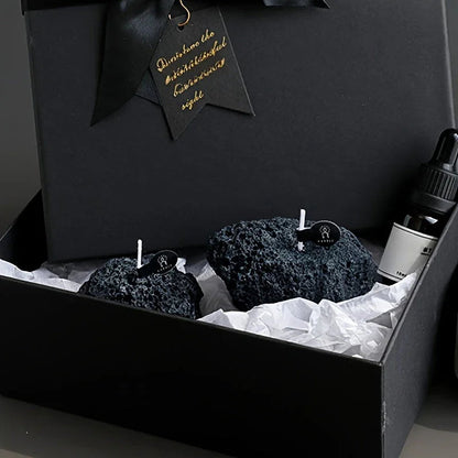 Candles - Meteorite Stone Set