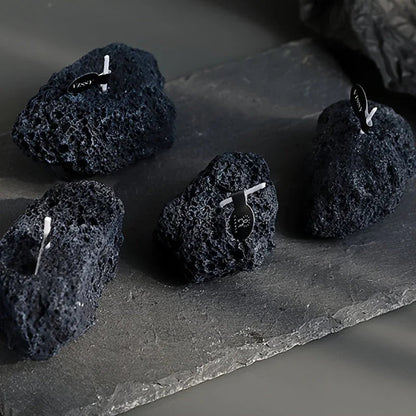 Candles - Meteorite Stone Set