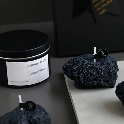 Candles - Meteorite Stone Set