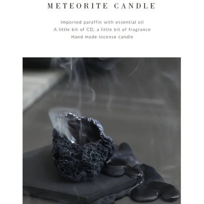 Candles - Meteorite Stone Set
