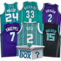 Autographed/Signed Charlotte Basketball Jersey Mystery Box with PSA JSA or Beckett COA