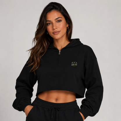 Loki & Ivy Women’s Boxy Quarter-Zip Hoodie