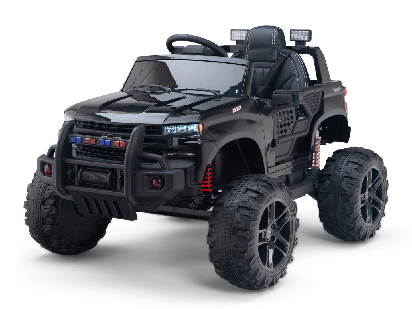 Chevy Silverado Monster Pickup Truck Ride On Toy Truck For Children W/Magic Cars® Wireless Parental Control