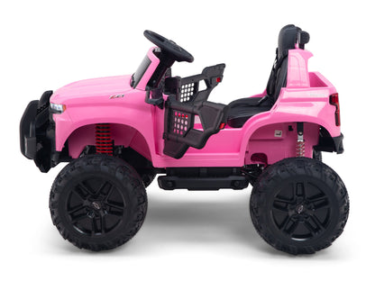 Chevy Silverado Monster Pickup Truck Ride On Toy Truck For Children W/Magic Cars® Wireless Parental Control