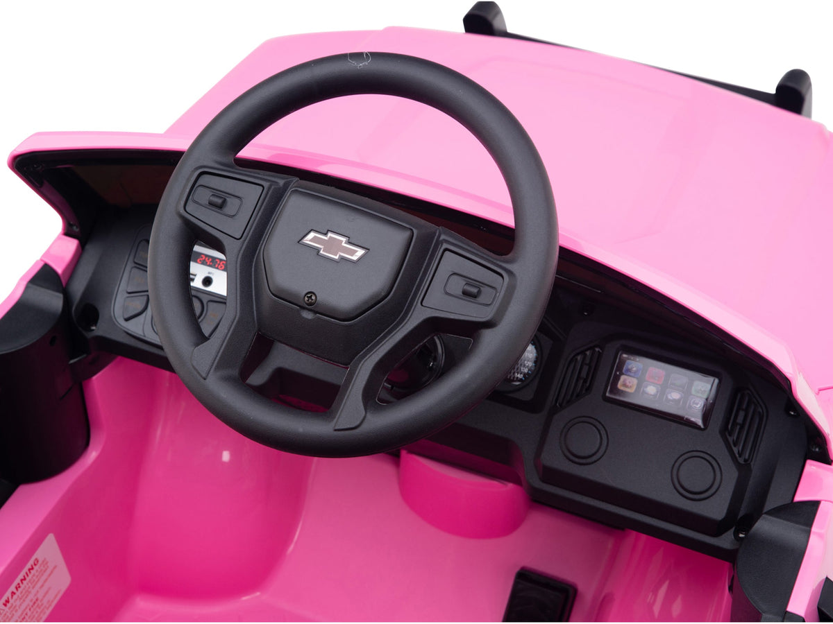 Chevy Silverado Monster Pickup Truck Ride On Toy Truck For Children W/Magic Cars® Wireless Parental Control