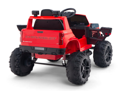 Chevy Silverado Monster Pickup Truck Ride On Toy Truck For Children W/Magic Cars® Wireless Parental Control