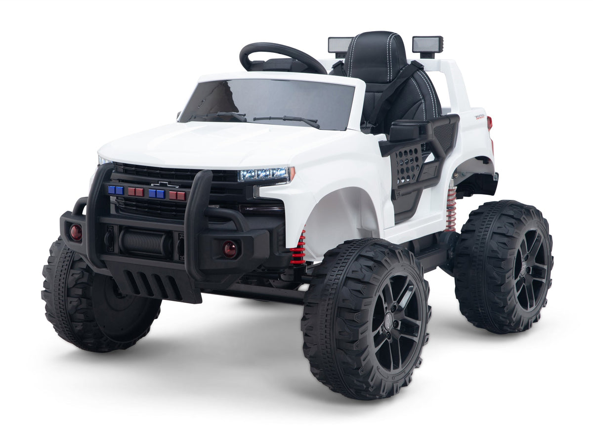 Chevy Silverado Monster Pickup Truck Ride On Toy Truck For Children W/Magic Cars® Wireless Parental Control