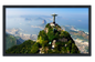 Professionally Framed Christ The Redeemer Statue Rio De Janeiro Skyline High-Resolution Panoramic Photo 12x22 Wall Art