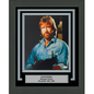 Framed Autographed/Signed Chuck Norris Missing in Action 11x14 Movie Photo JSA COA #7