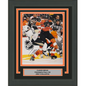 Framed Autographed/Signed Claude Giroux Philadelphia Flyers Sidney Crosby Hit 16x20 Hockey Photo PSA/DNA COA