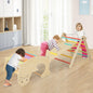 7-in-1 Indoor Climbing Toys for Toddlers with Reversible Ramp-Multicolor