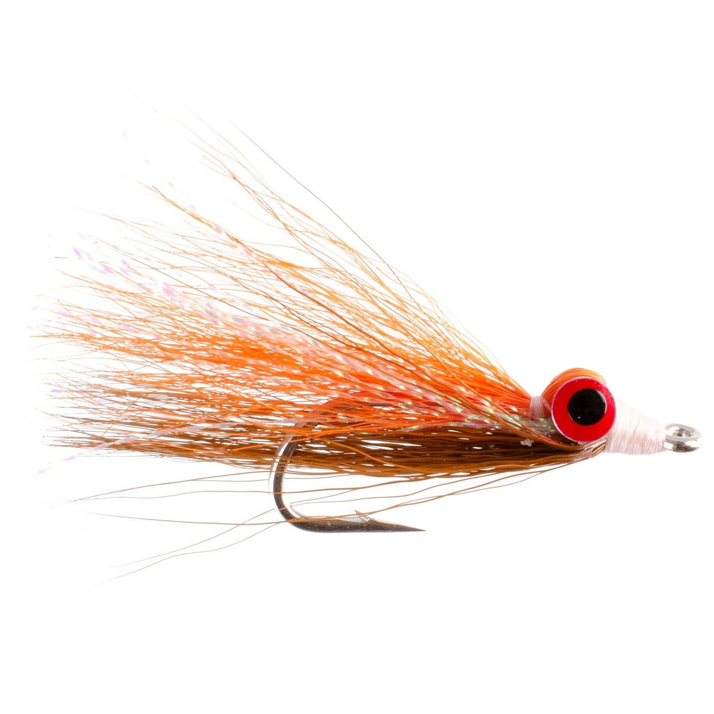 Clouser Freshwater Deep Minnow Brown Orange Sunfish 4  Flies - Size 4