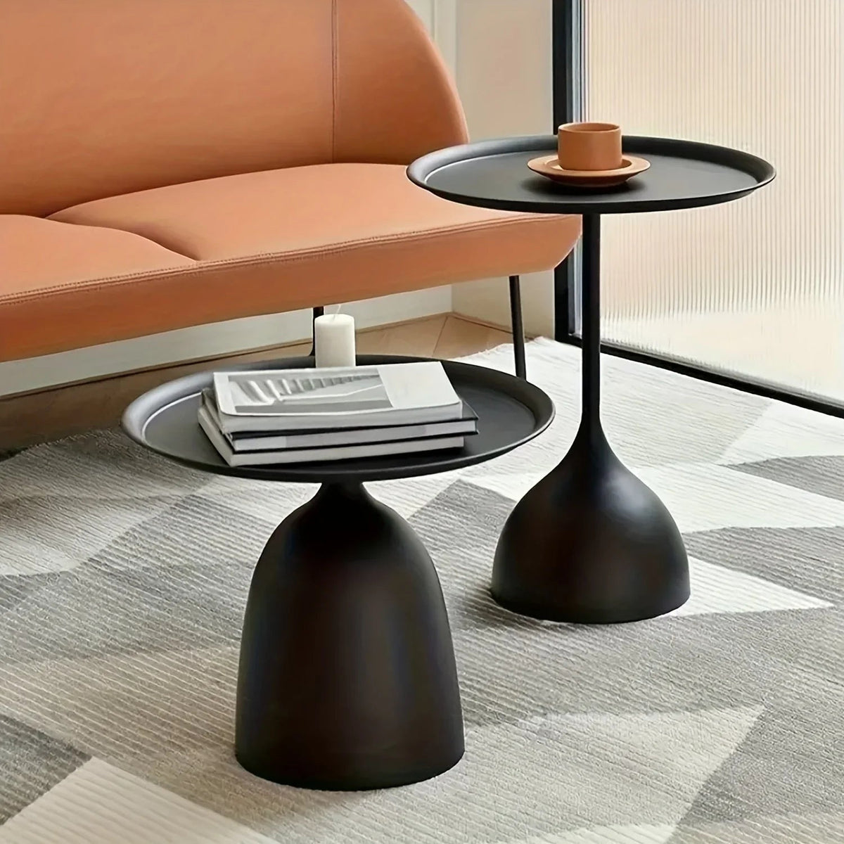 Coffee Table - Modern Metal Round