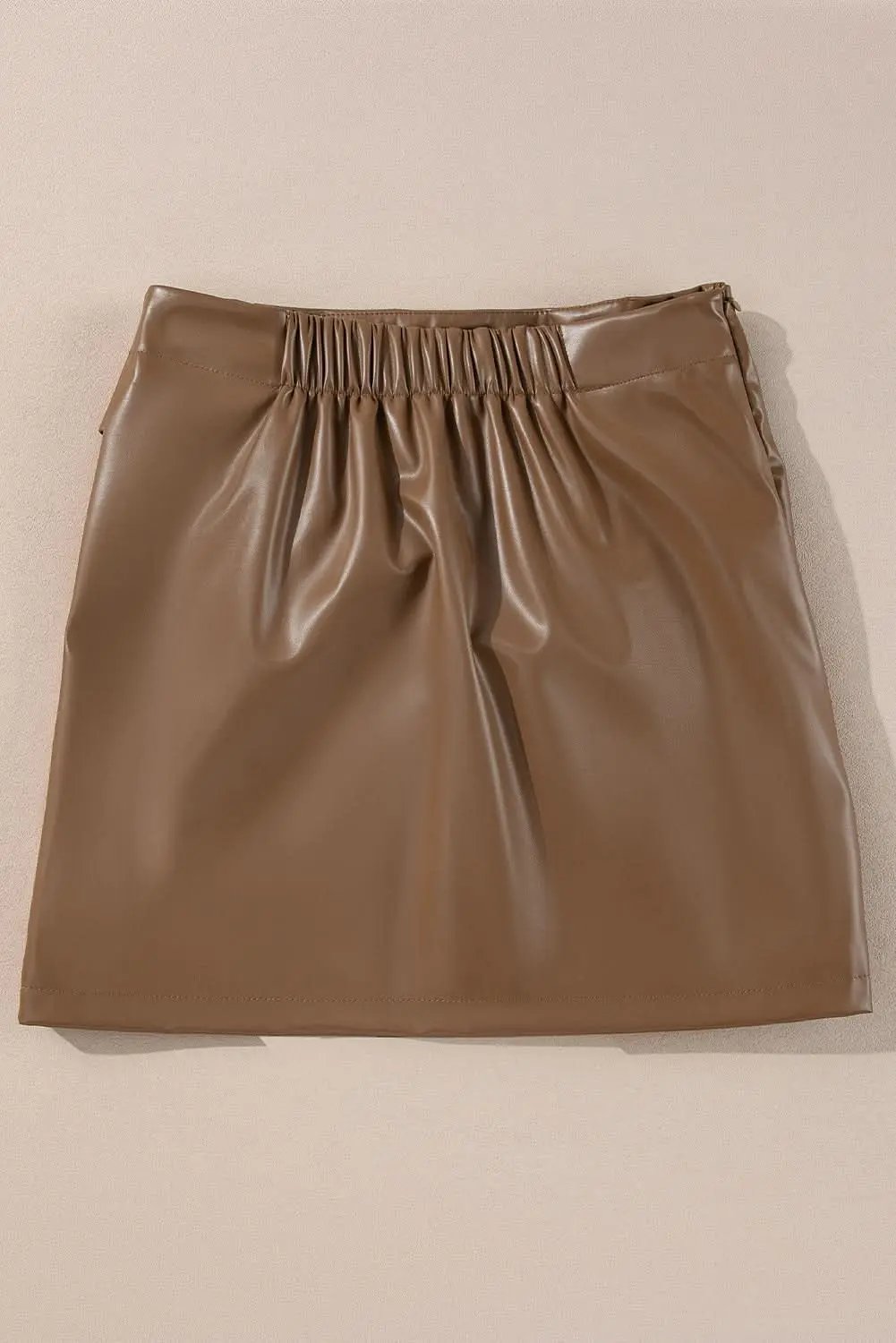 Love Salve Faux Leather Mini Skirt With Bow Detail — Fall Fashion