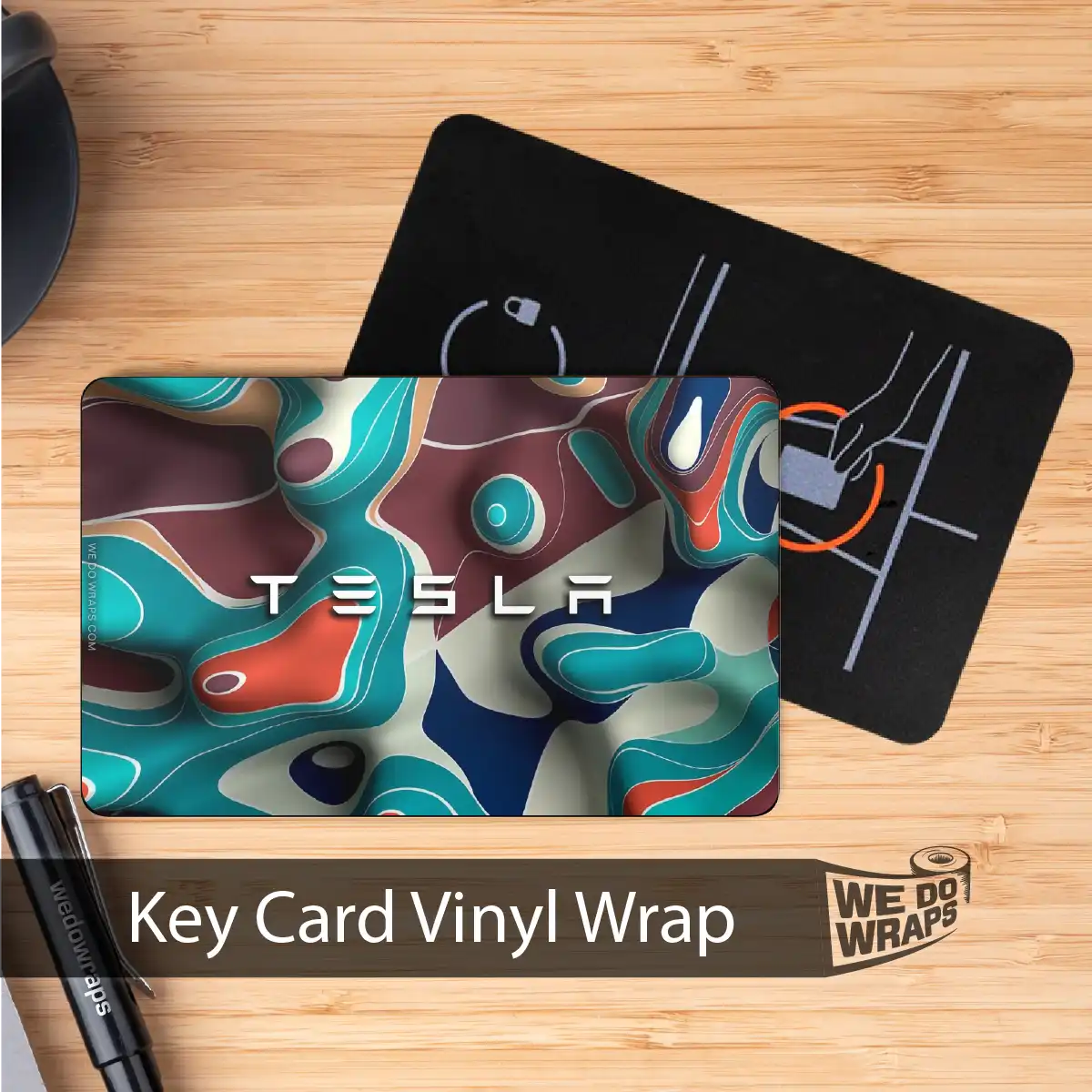 Colorful Topography | NFC Key Card Wrap