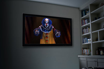 AtmosFX Halloween Digital Decoration USB - Creepy Clowns USB + 48" x 72" Projection Screen