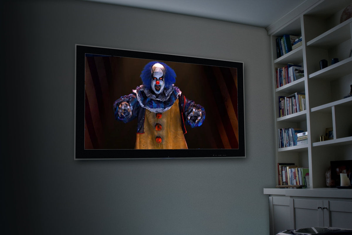 AtmosFX® Creepy Clowns Halloween Digital Decoration on USB Includes 8 Atmosfx Video Effects for Hallloween