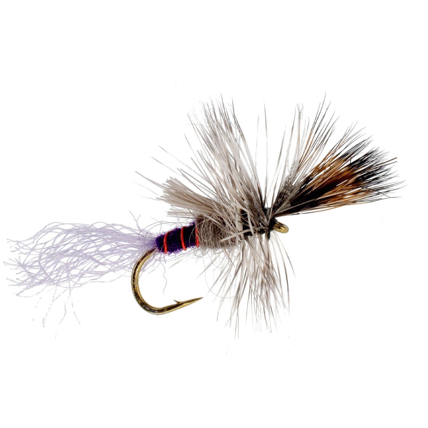 Purple Haze Cripple Mayfly 6 Flies Hook Size 18