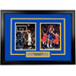 Framed Steph Curry and Klay Thompson Golden State Warriors 17x23 Dual Basketball Photo