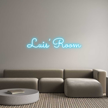 Custom Neon: Luis’ Room