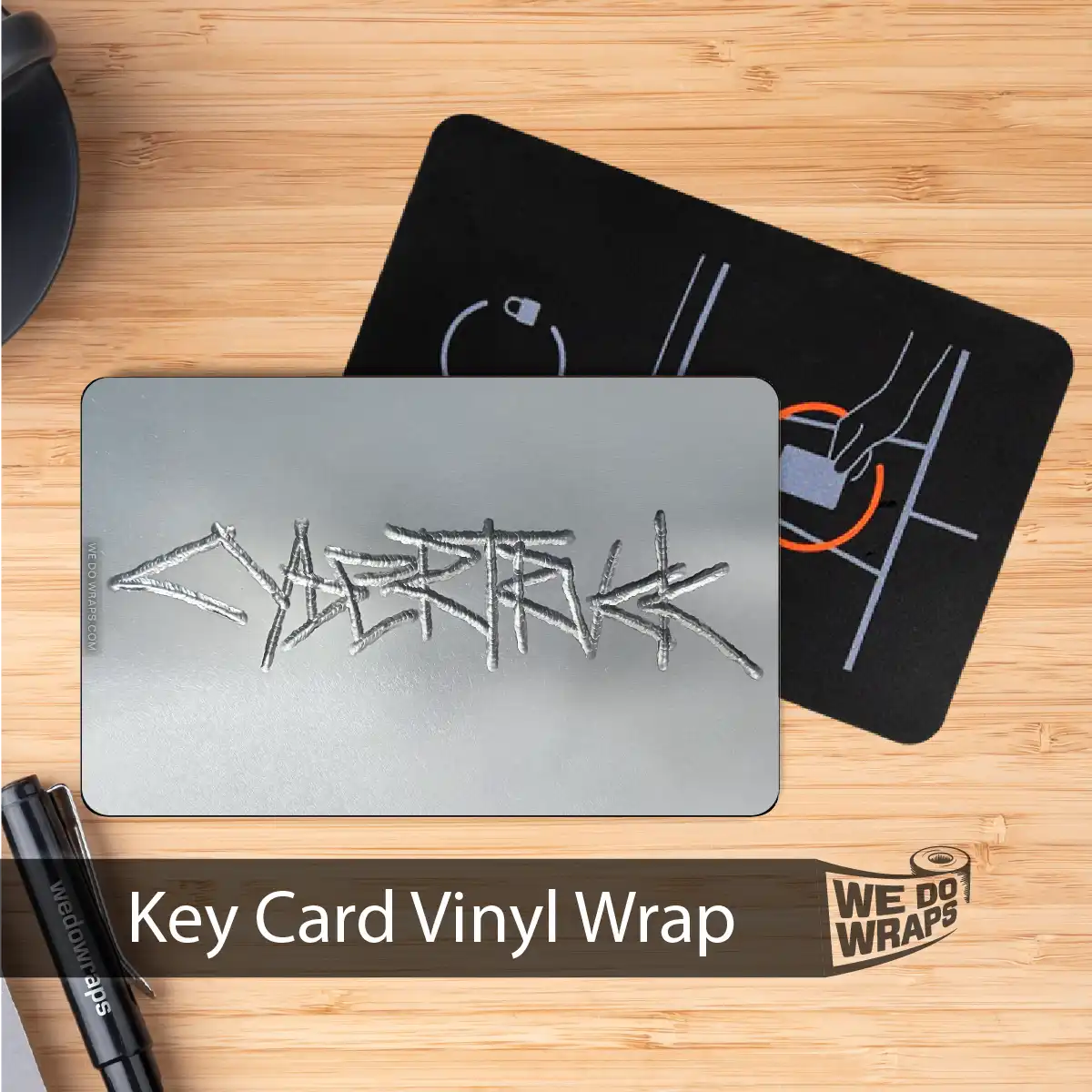 Cybertruck Welded Steel | NFC Key Card Wrap