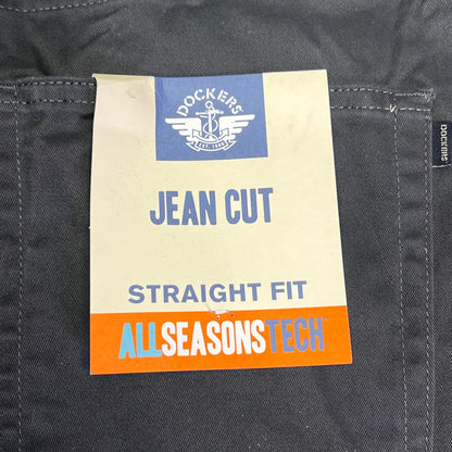 DOCKERS All Seasons Tech Straight Fit Jean Cut Pant Men's Sz 32x32 Steelhead