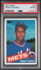 Graded 1985 Topps Dwight Doc Gooden #480 2nd Year Baseball Card PSA 8 NM-MT
