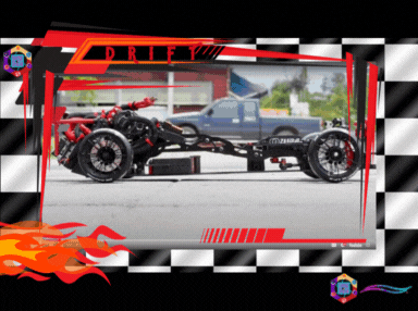 Drift Car Rear Drive Frame KIT New Middle Motor