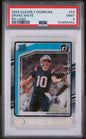 Graded 2024 Panini Clearly Donruss Drake Maye #53 RR Logo Rookie RC Football Card PSA 9 Mint