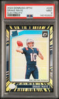Graded 2024 Panini Donruss Optic Drake Maye #229 /75 Electricity Rookie RC Football Card PSA 9 Mint